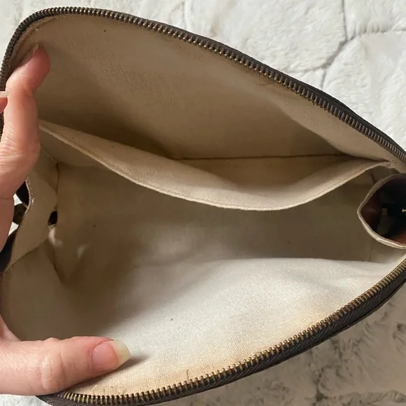 Louis Vuitton trousse demi rhonde cosmetics pouch